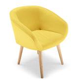 Chaise / Fauteuil style scandinave Frost Jaune