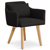 Chaise / Fauteuil scandinave Gybson Tissu Noir