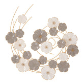 Panneau mural décoratif 3D Tourbillon de fleurs