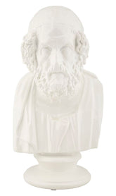 Statue Buste Sage Blanc