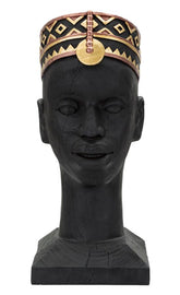 Statue homme Massai bois d'ébène