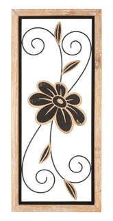 Panneau mural décoratif 3D Koman Métal et Bois