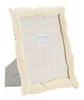 Cadre photo rectangulaire résine Serpent crème