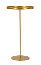 Table d'appoint en métal doré