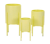 Porte-vase en métal coloré ensemble de 3 pièces