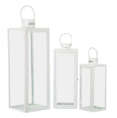 Ensemble de lanternes blanches 3 pcs