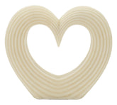 Cœur décoratif texturé clair