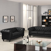 Canapé 2 places Abir noir