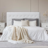 Tête de lit Adelle 180 cm blanche