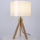 Lampe de table Wanda Bois et Blanc