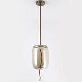 Suspension LED Odalys Verre Transparent fumé