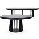 Table extensible ovale Avintos noir