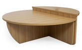 Set de 2 tables basses Callio chêne clair