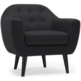 Fauteuil Fidelio Tissu Noir