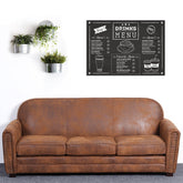 Canapé 3 places Amilan Club en tissu vintage