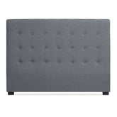 Tête de lit capitonnée Luxor 160cm Tissu Gris