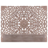 Tête de lit en bois sculpté Serena 180cm Bois Marron