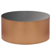 Table basse Selenium en Verre et Métal Cuivré