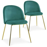 Lot de 2 chaises Spectra Velours Vert