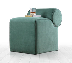 Pouf design Allias 100% Coton Vert