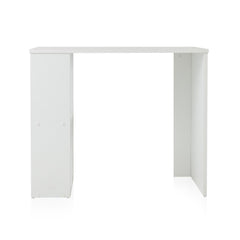 Bureau compact à étagères L50cm Avolado Blanc