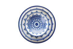 Service de table style marocain Gebson 24 pièces 100% Porcelaine Bleu et Blanc