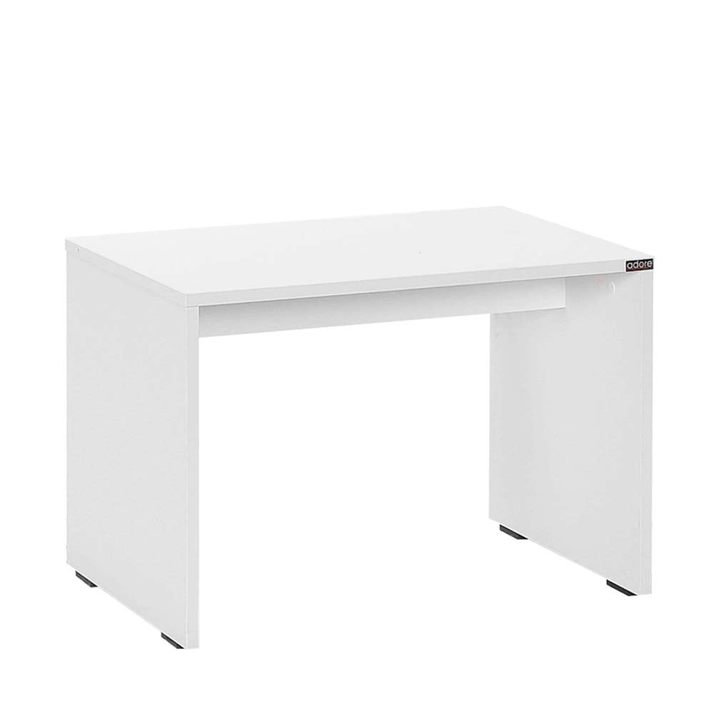 Table basse minimaliste Kirti L60cm Blanc