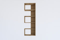 Étagère bibliothèque design Azos L51,8cm Bois clair