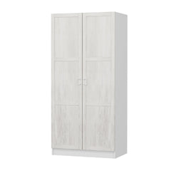 Armoire 2 portes Parai L90xH210cm Blanc