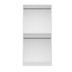 Armoire 2 portes et 6 miroirs Parai L90xH210cm Blanc