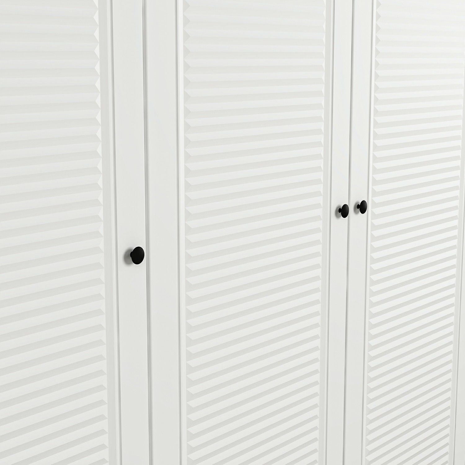 Armoire 2 portes Kuta L90xH210cm Bois Blanc