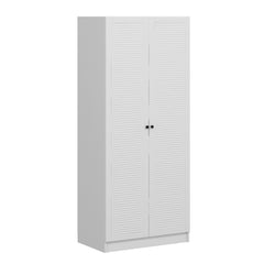 Armoire 2 portes Kuta L90xH210cm Bois Blanc