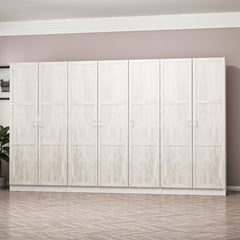 Armoire 7 portes modèle 2 Parai L315xH190cm Blanc