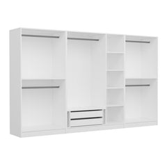 Armoire 7 portes modèle 2 Parai L315xH190cm Blanc