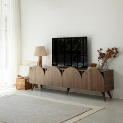 Meuble TV Marva 180cm Bois foncé