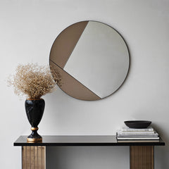 Miroir décoratif Mayso D60cm Bronze