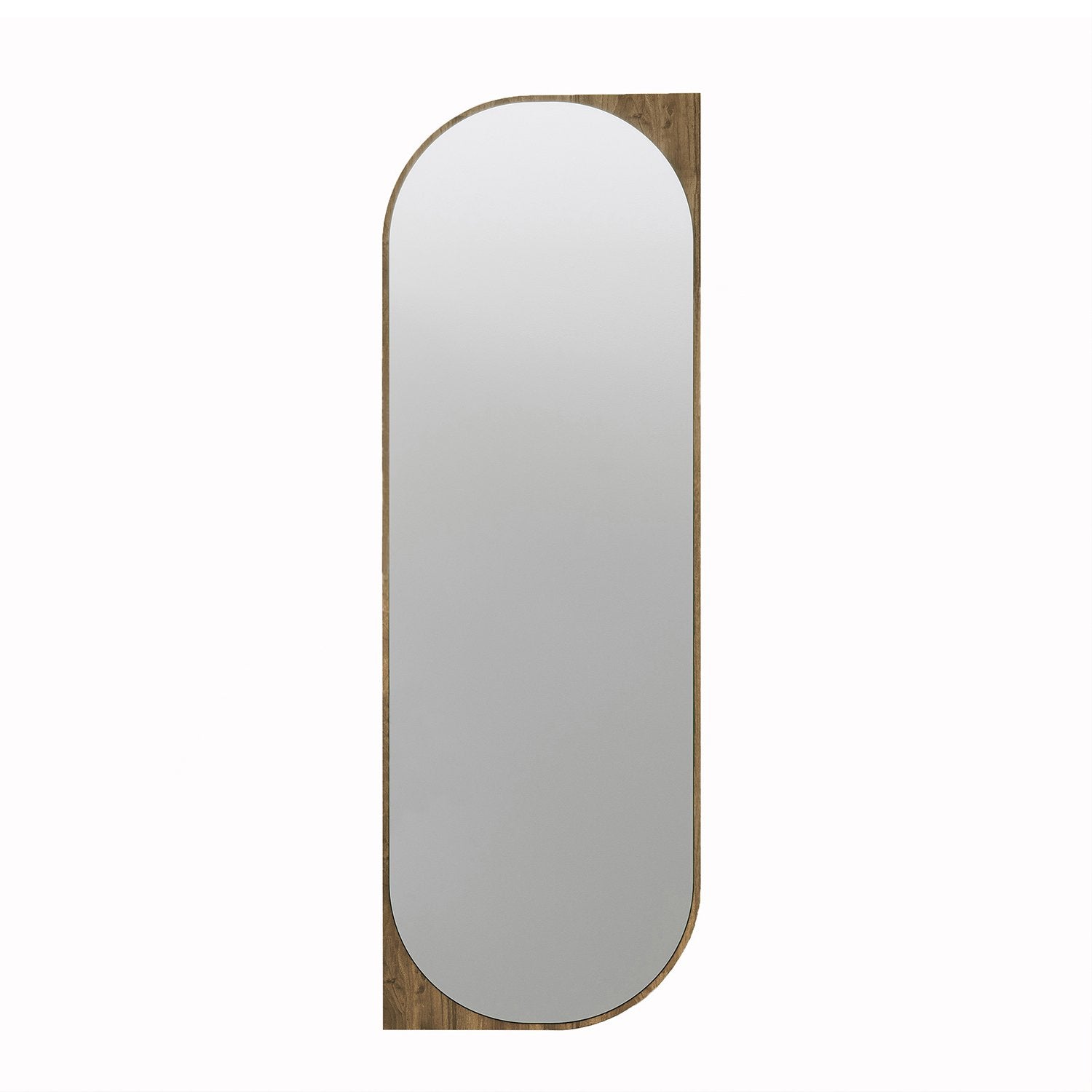 Miroir design Ella L152xH52cm Cadre bois foncé