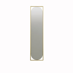 Miroir rectangulaire design Biril L40xH167cm Or