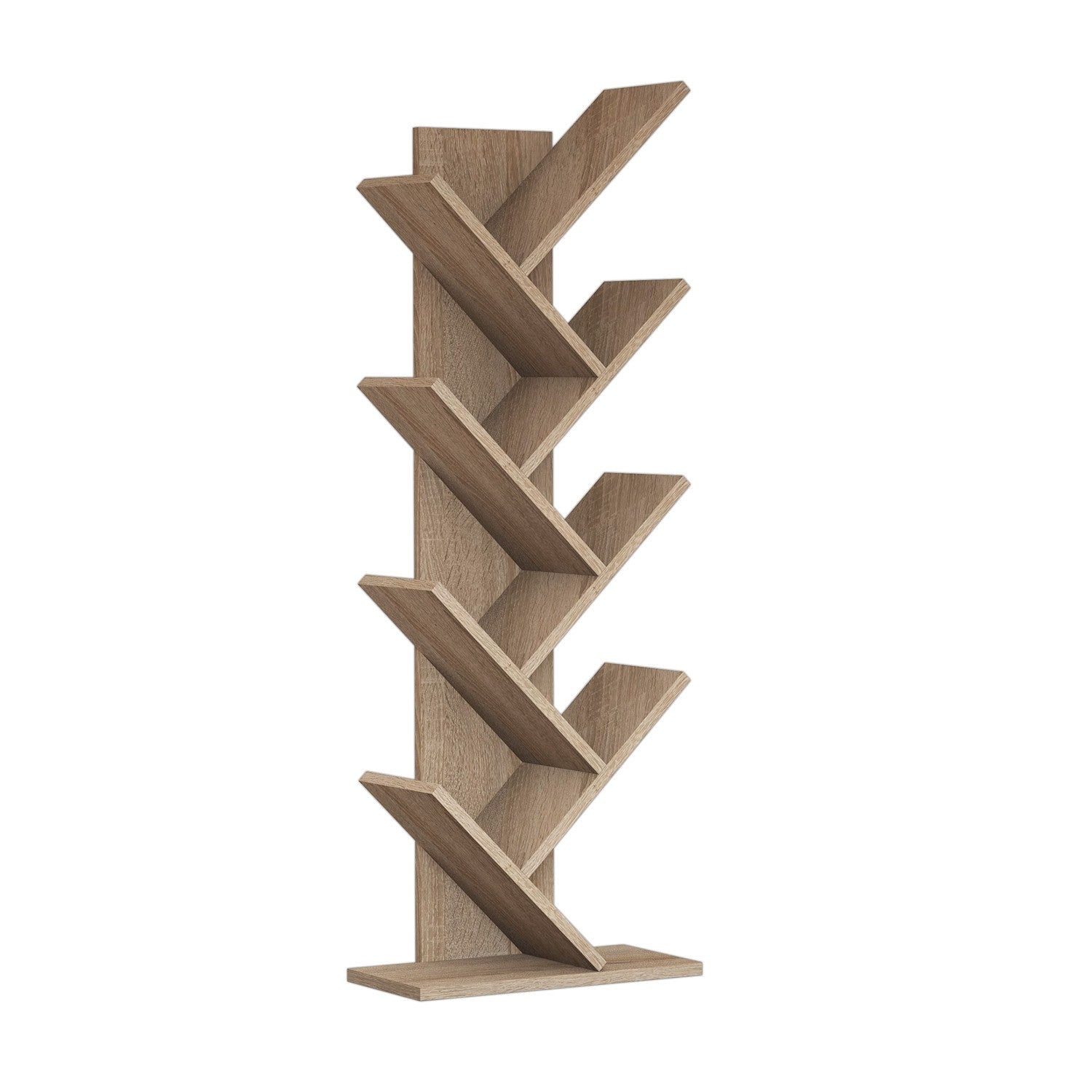 Bibliothèque Escalade 46x128,5cm Bois Naturel