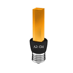 Ampoule LED lumière ambrée Claro E27 Noir