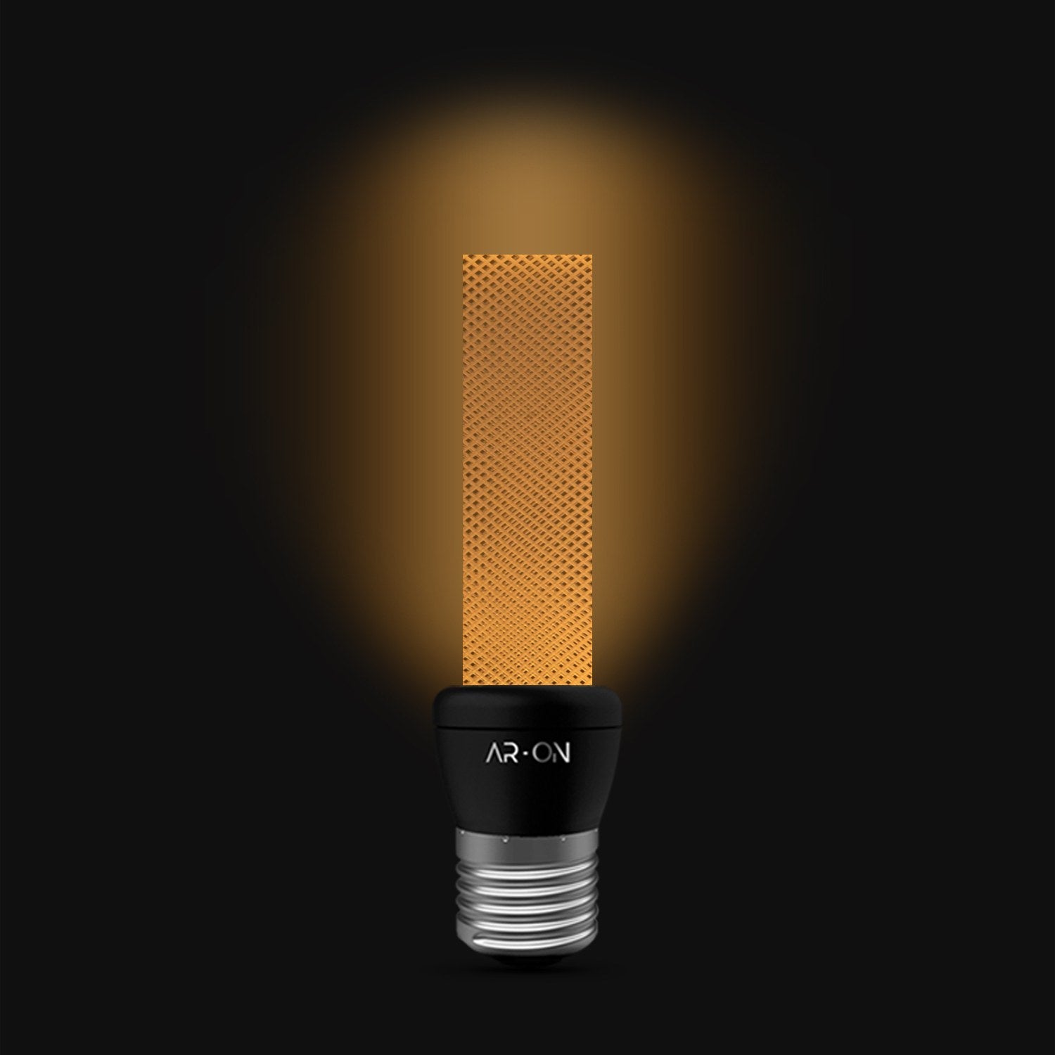 Ampoule LED lumière ambrée Claro E27 Noir