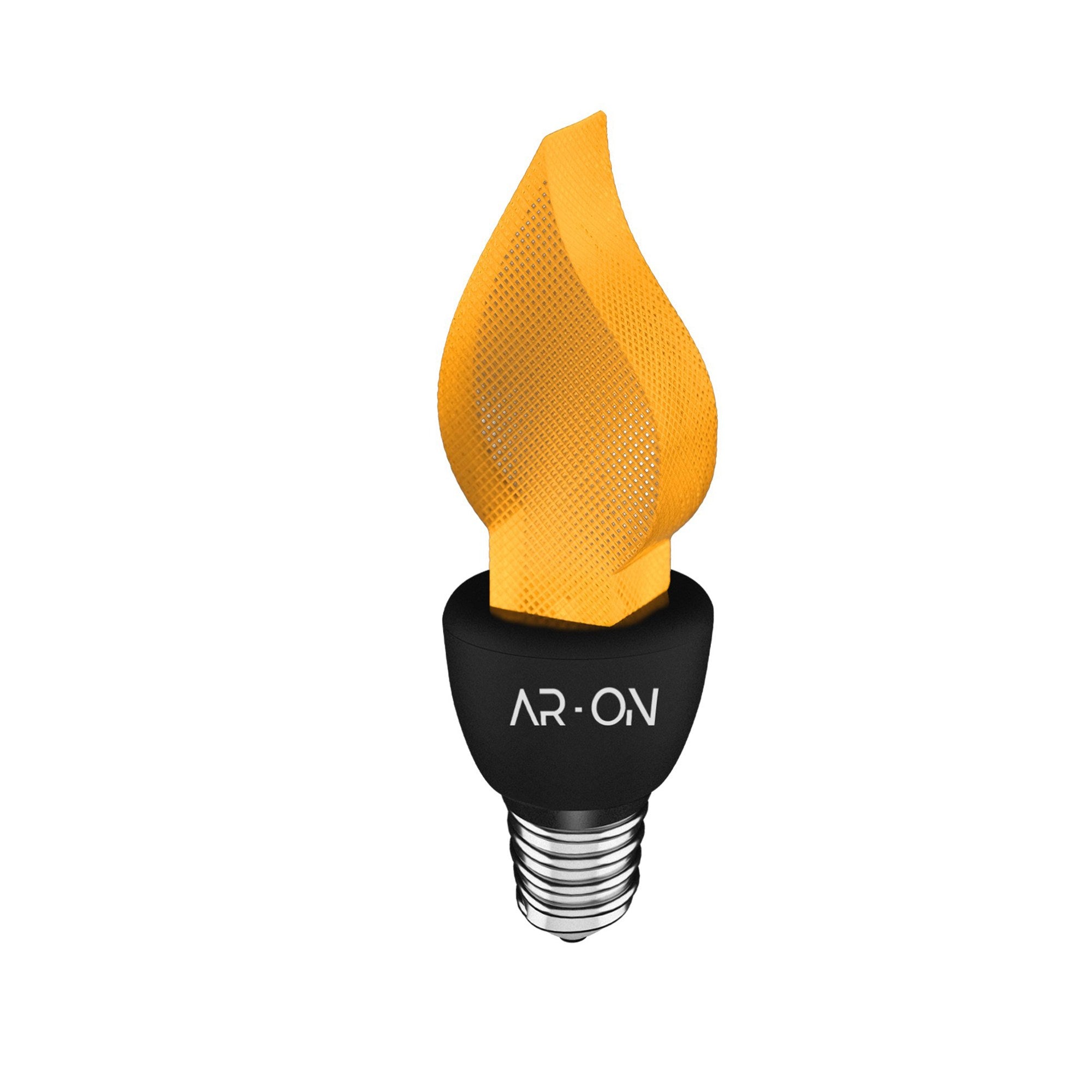 Ampoule LED lumière ambrée Cleri E14 Noir