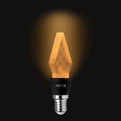 Ampoule LED lumière ambrée Celo E14 Noir