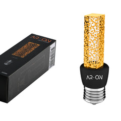 Ampoule LED lumière ambrée Clevre E27 Noir