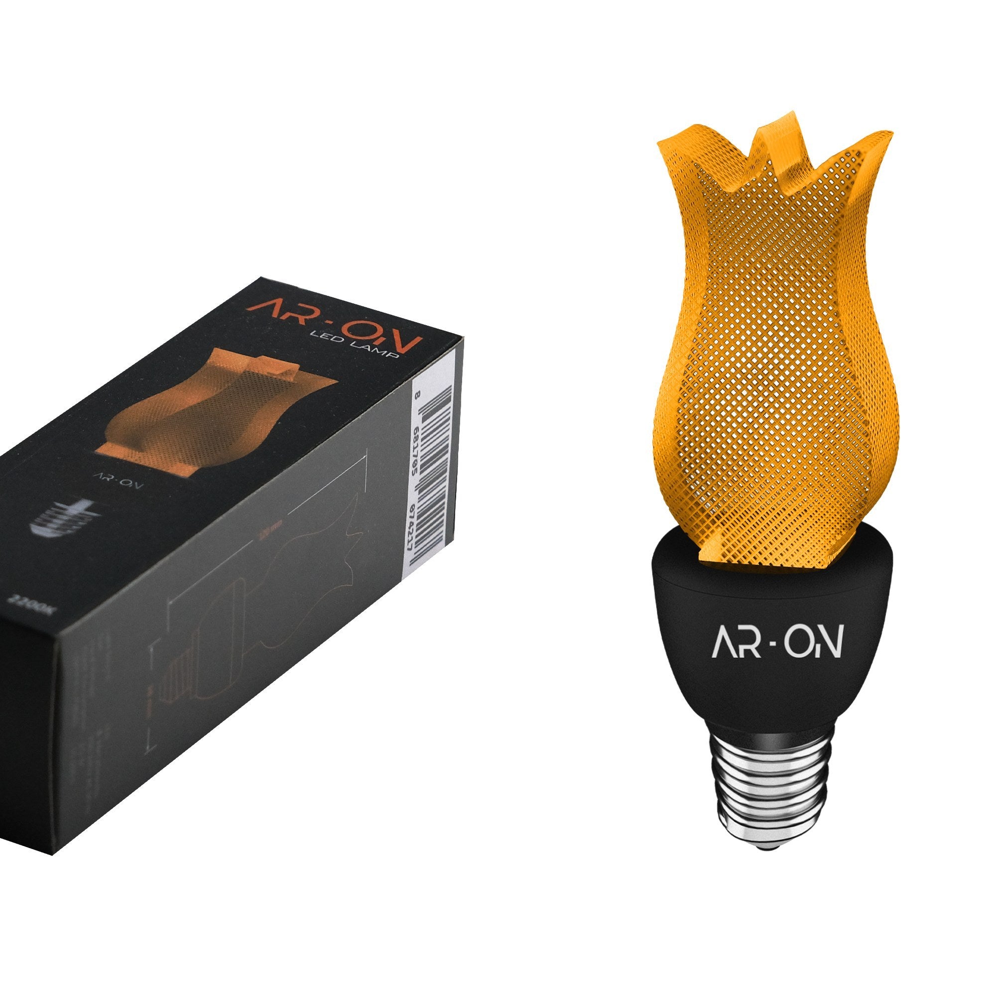 Ampoule LED lumière ambrée Lega E14 Noir