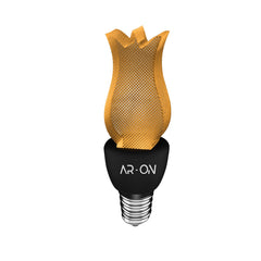 Ampoule LED lumière Blanc chaud Lega E14 Noir