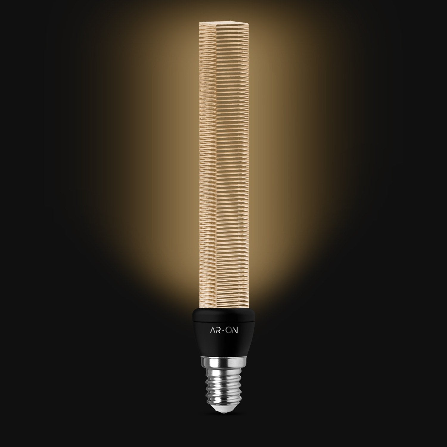 Ampoule LED lumière Blanc chaud Faro E14 Noir