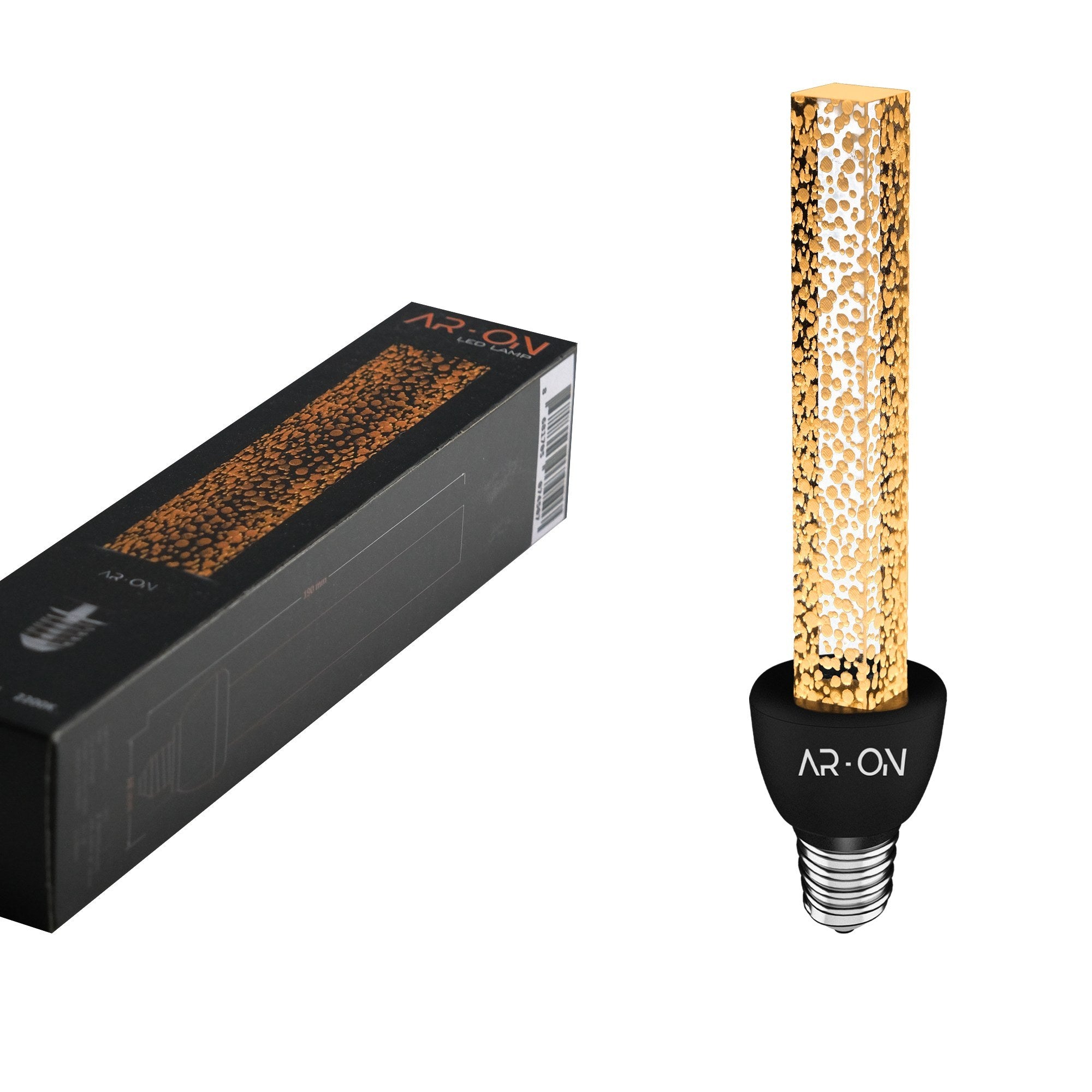 Ampoule LED lumière Blanc chaud Sora E14 Noir