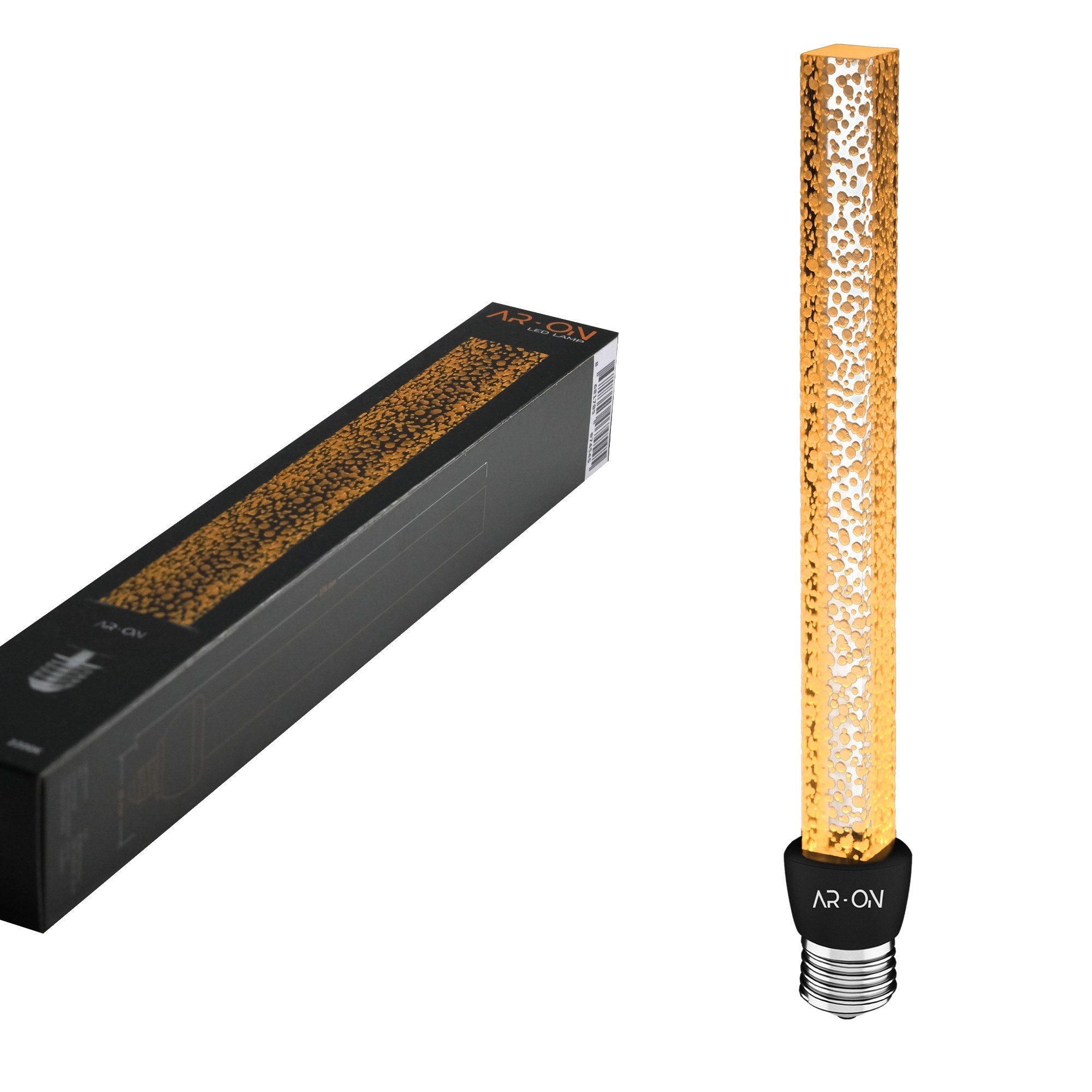 Ampoule LED lumière Blanc chaud Stereo E27 Noir