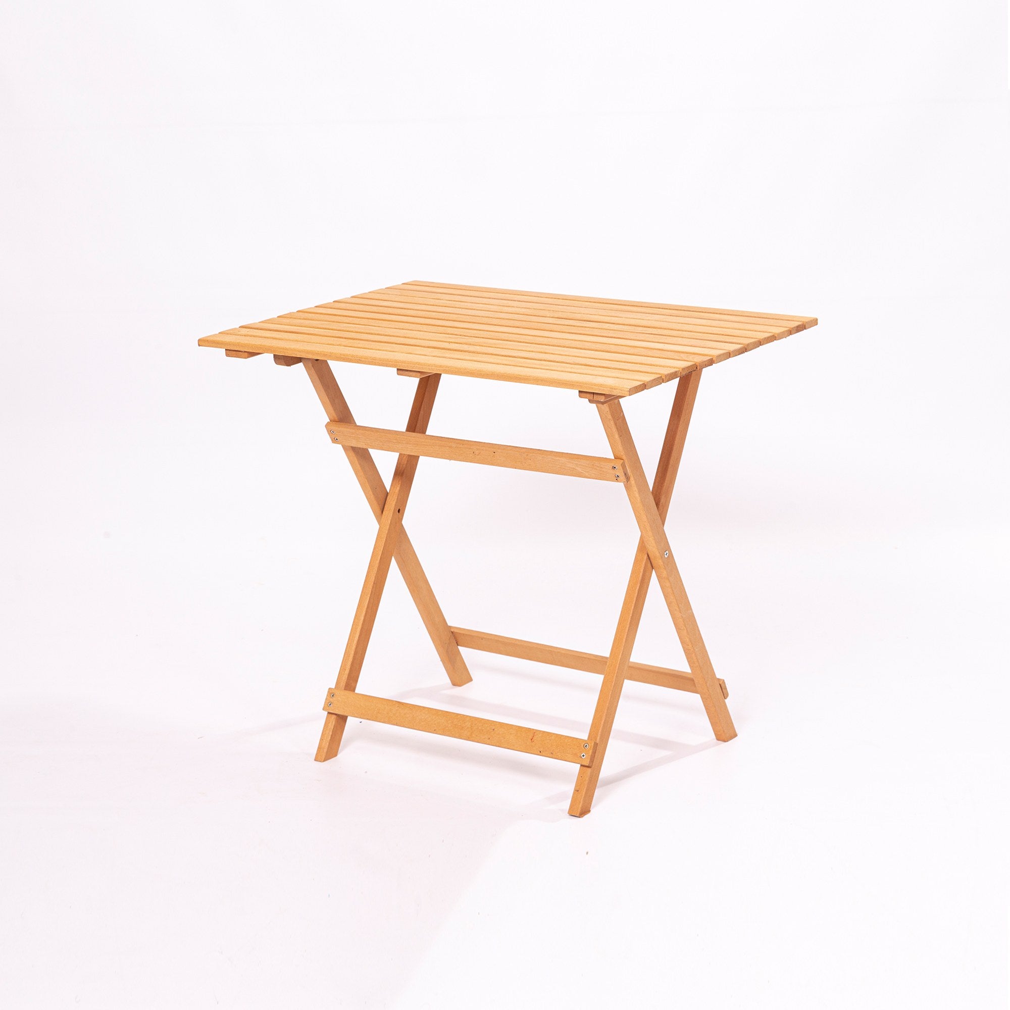 Ensemble table et 4 chaises de jardin Lukas Hêtre massif Naturel